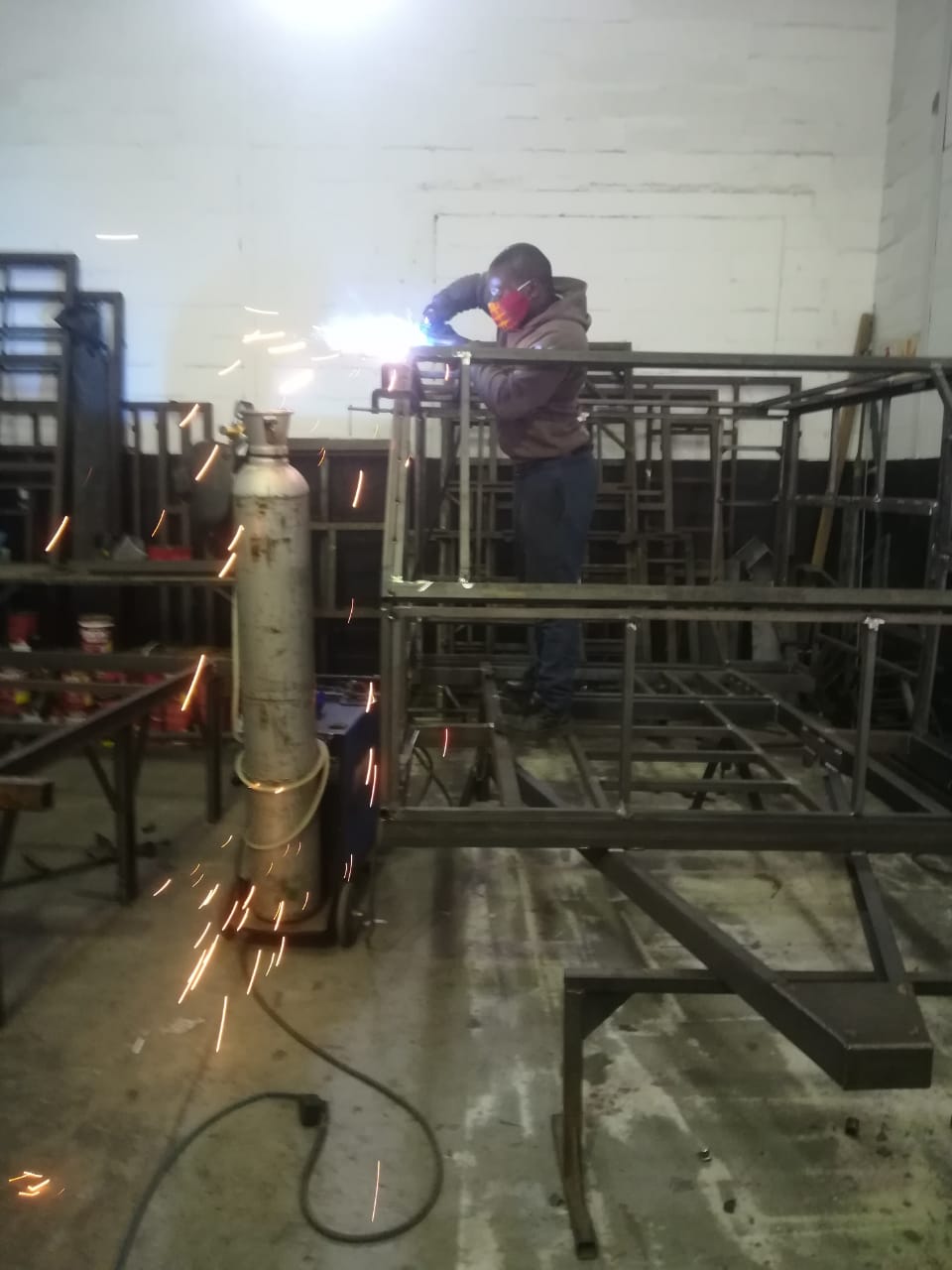 Industrial metalwork